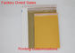 سفارشی کردن ارسال کننده حباب کاغذ کرافت چاپ زرد هزینه پستی 10*12 اینچی